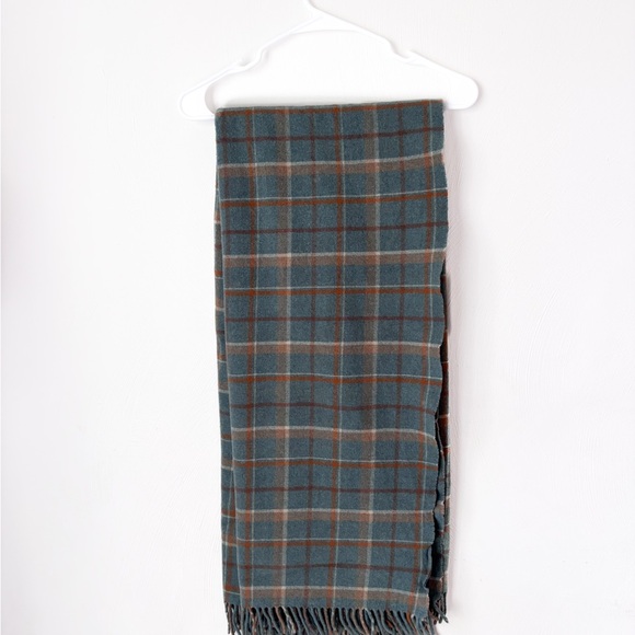 Pendleton Plaid 100% Wool Fringe Throw Blanket 48”x 60” - Picture 2 of 9